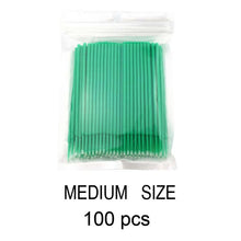 Load image into Gallery viewer, Disposable Micro Brushes for Eyelash Extensions - 100 PCS
