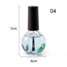 Load image into Gallery viewer, 1 Bottle 15ml Dried Flowers Softener Nutritional Cuticle Oil Treatment
