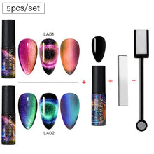 Load image into Gallery viewer, 9D Chameleon Magnetic Cat Eye Nail Polish Long Lasting Shining   Lacquer

