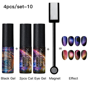 9D Chameleon Magnetic Cat Eye Nail Polish Long Lasting Shining   Lacquer