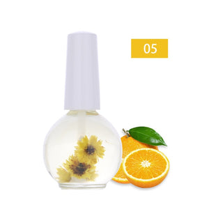 1 Bottle 15ml Dried Flowers Softener Nutritional Cuticle Oil Treatment