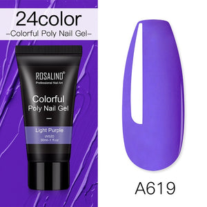 ROSALIND 30ML Poly UV Gel For Nail Extensions