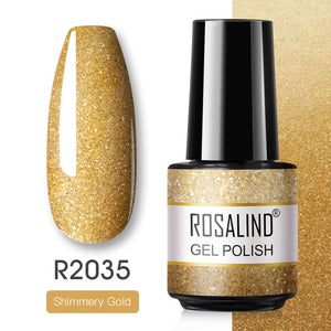 ROSALIND Gel Nail Polish 7ML Gel Varnishes All For Nails Manicure Nail Art Base Top Coat Semi Permanent Glitter Gel Polish