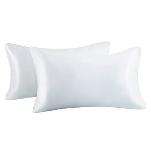 2 PCS Best Quality Royal Silky Satin Skin Care Pillowcase Hair Anti Pillow Case Queen King Standard Size Facial Sleep Lines