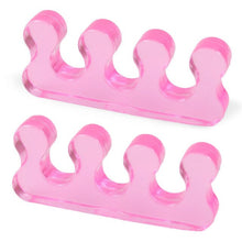 Load image into Gallery viewer, 2PCS Toe Separator Soft Silicone Toe Separators Flexible Finger Toe Spacer Toe Correctors Form Manicure Pedicure Nail Tools
